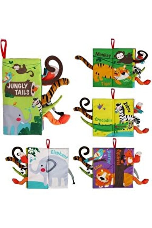 Beiens 3d Kuyruklu Bez Kitap Kumas Kitap Montessori Hisirtili Jungly Tales Bebek Kitabi Fiyati Yorumlari Trendyol