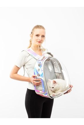 Pet Club Seffaf Astronot Hologramli Kedi Tasima Cantasi Fiyati Yorumlari Trendyol