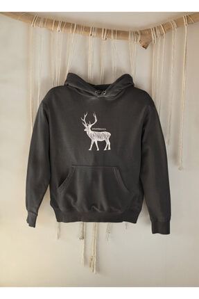 Deer hoodie hot sale