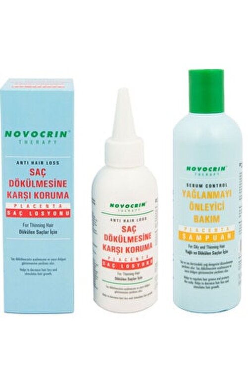 El yazması lisans yaygın olarak  Novocrin Placenta Dökülen Saçlar için Losyon & Yağlı Dökülen Saçlar Şampuan  300 Ml Fiyatı, Yorumları - TRENDYOL