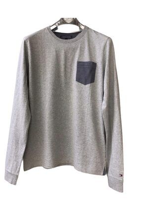 Grey long sleeve top tommy hilfiger top