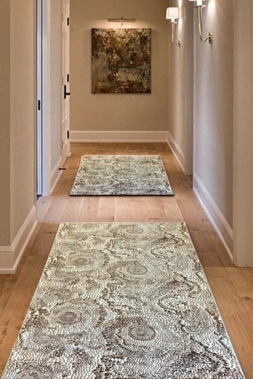 ism kaymaz taban yikanabilir kesme yolluk hali kahve overloklu 80 100 120 150 200cm en fiyati yorumlari trendyol