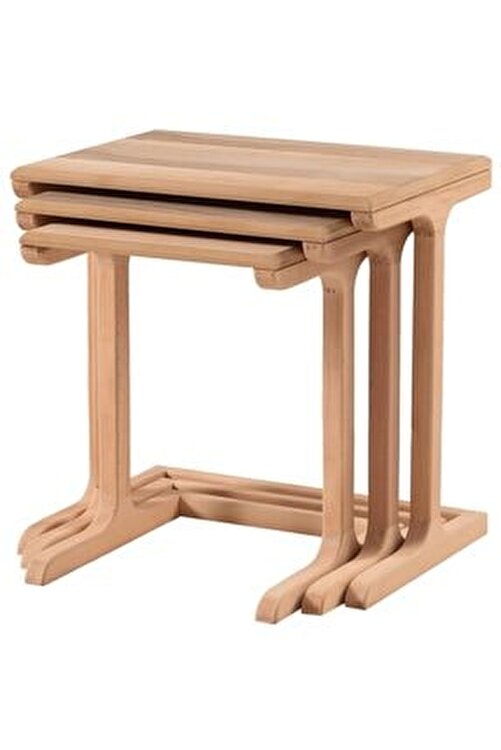 Geppetto Home Trend Zigon Sehpa Cilasiz Ahsap Ham Fiyati Yorumlari Trendyol