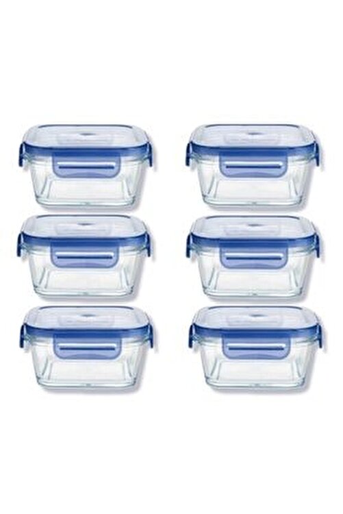 pasabahce kahvaltilik kilitli mavi kapakli saklama kabi 6 adet fiyati yorumlari trendyol