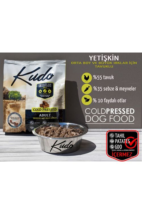 Kudo Orta Buyuk Irk Yetiskin 7 5kg Soguk Sikim Kopek Mamasi Tahilsiz Fiyati Yorumlari Trendyol