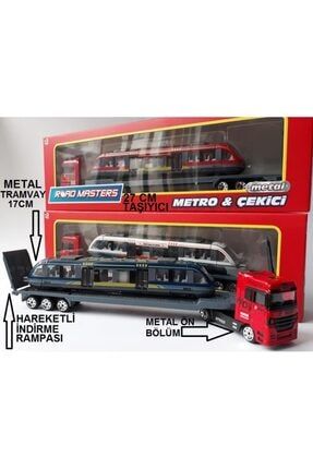 Tramvay Metro Diecast Koleksiyon Modeller Taşıyıcı Metal Ön Bölüm Tır Indirme Kapağı Açılır 68568756