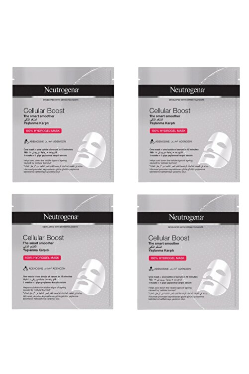 Neutrogena 4 Adet Cellular Boost Yaslanma Karsiti Hidrojel Maske 30 Ml Fiyati Yorumlari Trendyol