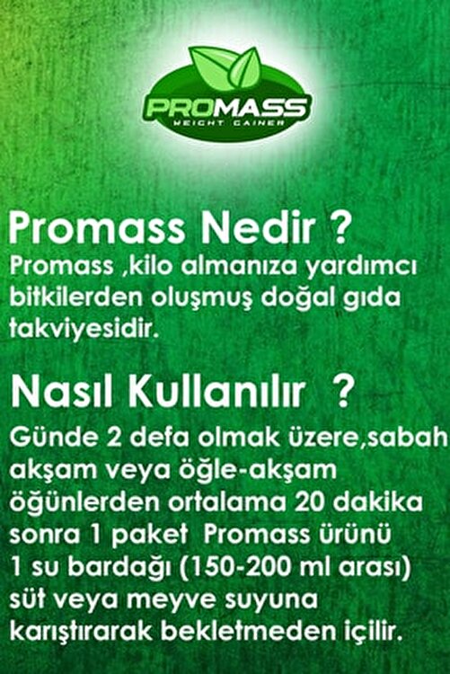Promass Kilo Aldirici 2 Kutu 48 Gunluk Fiyati Yorumlari Trendyol