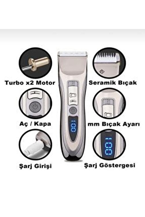 Ipone Ip-1067 Professıonal Saç Sakal Kuaförlere Özel Tıraş Makinesi (YOPİGO'YA ÖZEL ÜRETİM) 2