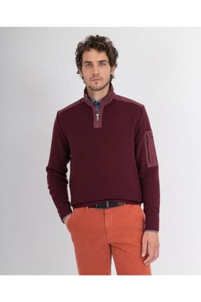 Men's Zıpped Pullover C.w. Wool