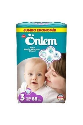 onlem bebek bezi jumbo 3 beden 4 9 kg 68 adet fiyati yorumlari trendyol