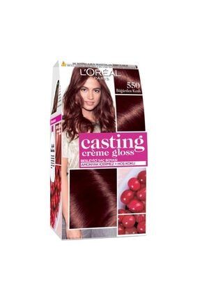 Loreal Casting Creme Gloss 550 Böğürtlen Kızılı Saç Boyası
