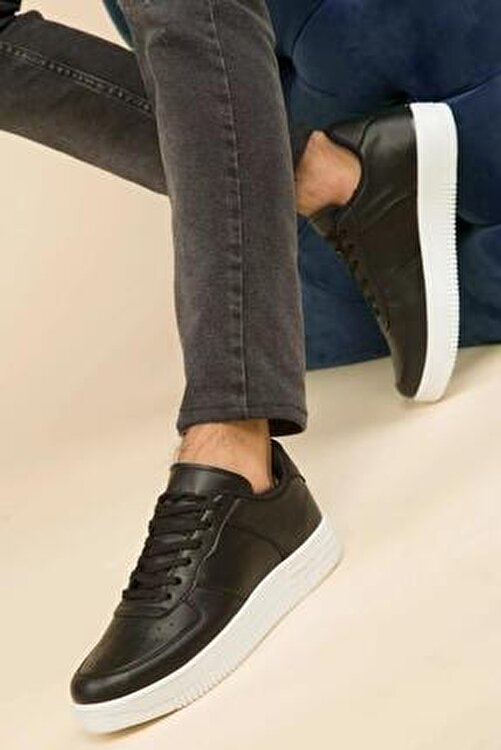 Muggo Siyah-beyaz Unısex Sneaker Ayakkabı 2