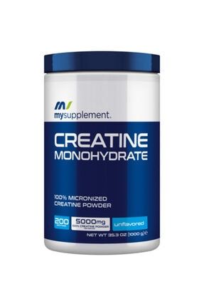 Kreatin Mikronize Creatine Monohydrate 1000 gr Kreatine 200 Servis Güç Performans Amino Asit