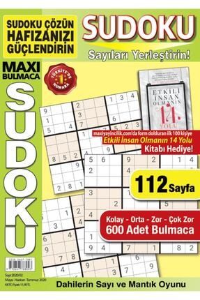 maxi sudoku bulmaca dergisi sayi 2020 02 mayis haziran fiyati yorumlari trendyol