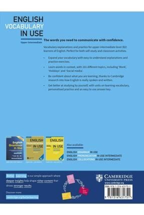 Cambridge University English Vocabulary In Use Upper-intermediate With  Answers + Cd-rom Fiyatı, Yorumları - Trendyol