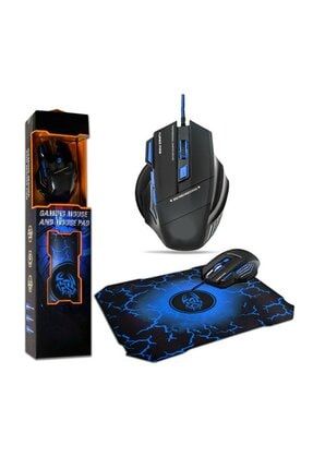 X7 Ledli Oyuncu Mouse Faresi Gaming Gamer Işıklı Mause Pad 3548665655