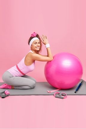 Dayanıklı Yüksek Kalite Fitilli Pilates Topu Ve Pompa Seti Denge,aerobik,yoga,fitness Topu