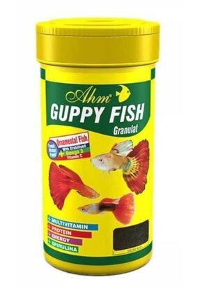 Guppy Fish Granulat Lepistes Balık Yemi 250 Ml