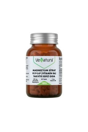 Magnezyum Sitrat Ve P-5-p (VİTAMİN B6) Takviye Edici Gıda 60 Tablet