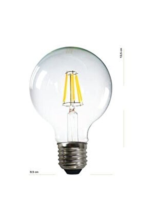 toplamak Ciro Claire  Heka G95 Filament Edison Tip Rustik Ampul 6 Watt Led Ampul - Beyaz Işık  Fiyatı, Yorumları - TRENDYOL