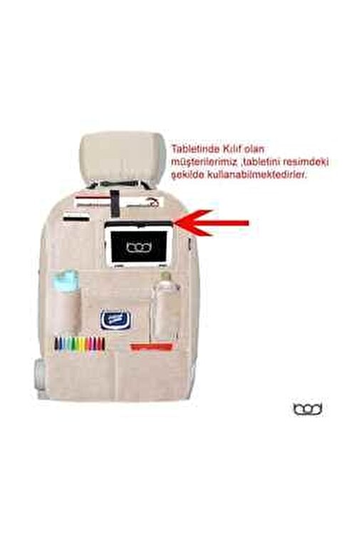 bod koltuk arkasi esya duzenleyici arac ici organizer kece 1 adet bej fiyati yorumlari trendyol