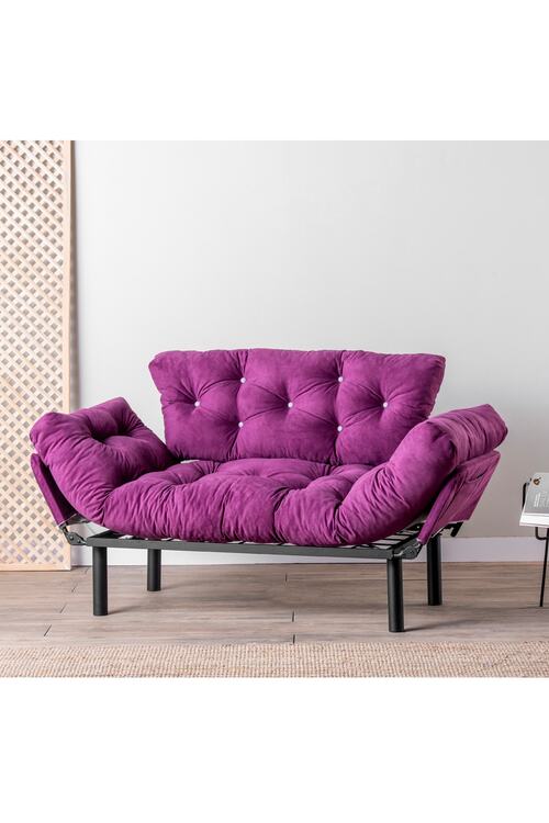 Pafu Nitta Ikili Yatakli Koltuk Mor Fiyati Yorumlari Trendyol