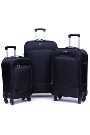 moda canta siyah 3 boy valiz seti 750 fiyati yorumlari trendyol