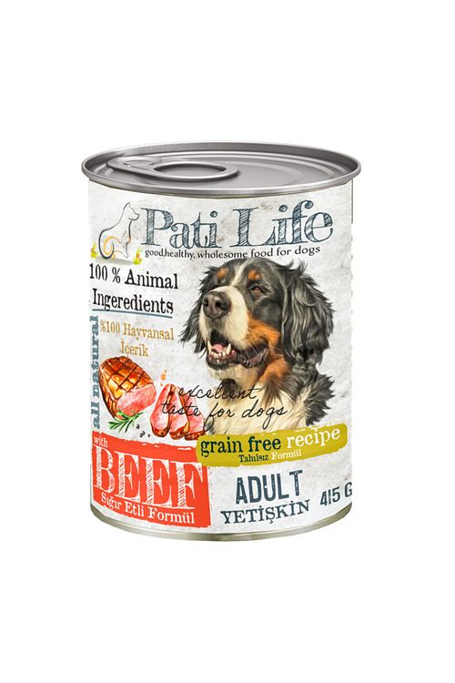 Pati Life 24 Lu Patilife 415 Gr Yetiskin Sigir Etli Mama 24 Adet Yas Konserve Kopek Mamasi Fiyati Yorumlari Trendyol