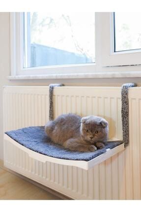 Kedi Petek Kalorifer Radyatör Yatağı Askılı Kedi Yatağı Hamağı Terası47x 27,5 Cm 18 Kg