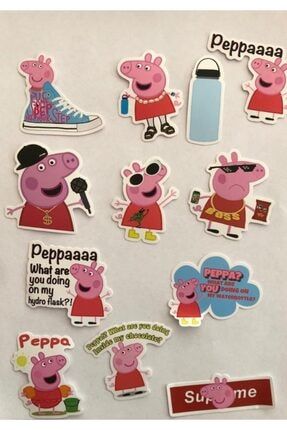 Peppa pig hydro flask sticker on sale