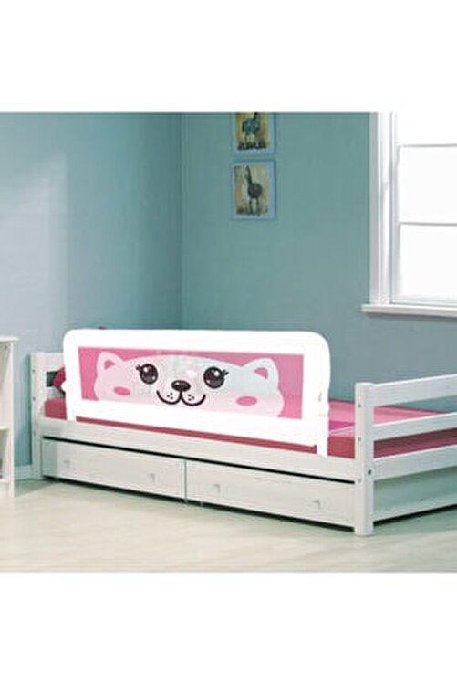 evokids beyaz cat katlanabilir cocuk yatak bariyeri 140x52 cm fiyati yorumlari trendyol