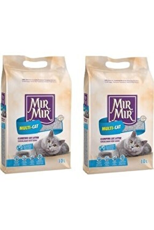Mir Mir Mirmir Multi Cat 100 Dogal Parfumsuz Topaklanan Bentonit Kedi Kumu 10 L 2 Adet Fiyati Yorumlari Trendyol