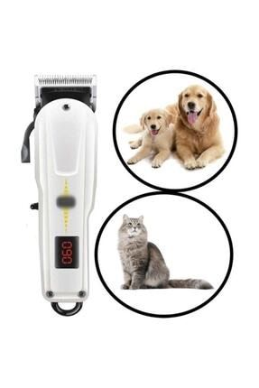 Deggez Bluemax Güçlü Şarjlı Kedi Köpek Tıraş Makinesi Evcil Hayvan Tüy Kesme Tıraş Makinası