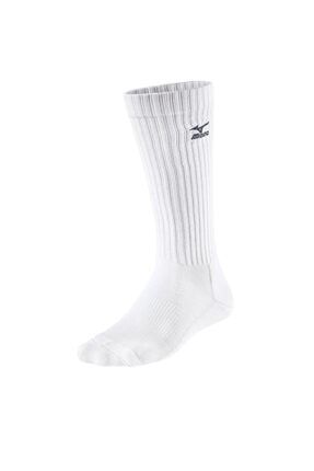 Volley Socks Long Voleybol Unisex Çorap Beyaz