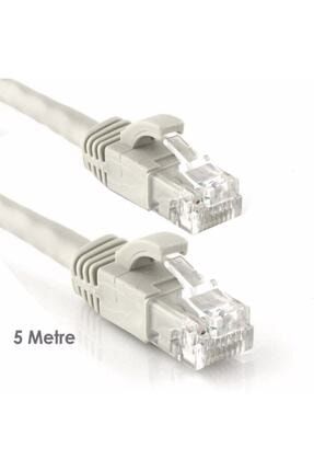 5 Metre Cat 6 Fabrikasyon Internet Data Kablosu ( Rj45 Uc Ethernet Modem )