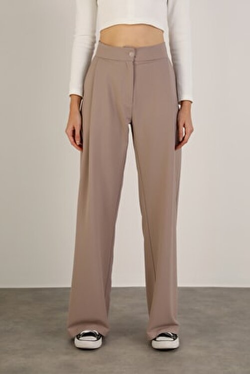 Pull&Bear Chino trouser Black S WOMEN FASHION Trousers Print discount 95% 