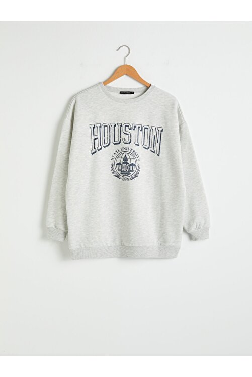 Lc Waikiki Kadin Gri Sweatshirt Fiyati Yorumlari Trendyol