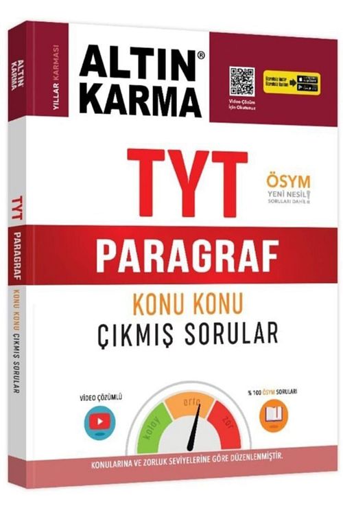 Altin Anahtar Yayinlari Altin Karma Tyt Paragraf Konu Konu Cikmis Sorular Fiyati Yorumlari Trendyol