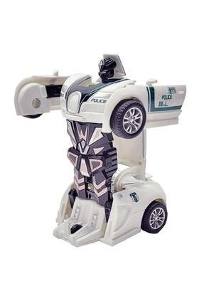 Otobot Polis Bugatti Transformers Robot Araba