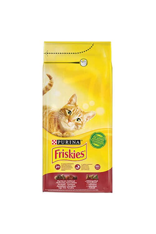 Purina Friskies Friskies Etli Tavuklu Ve Sebzeli Yetiskin Kedi Mamasi 1 7 Kg Fiyati Yorumlari Trendyol