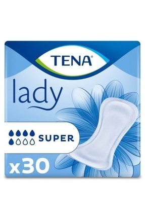 Lady Super, Kadın Mesane Pedi, 5 Damla, 30'lu 4 Paket 120 Adet