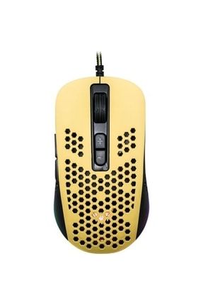CMGM-11 Hive -SARI-RGB Aydınlatmalı, Hafif, Makrolu 6400 DPI Oyuncu Mouse