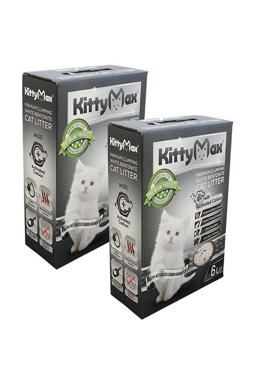 Kittymax Aktif Karbonlu Bentonit Kedi Kumu 6 Lt X 2 Adet Fiyati Yorumlari Trendyol