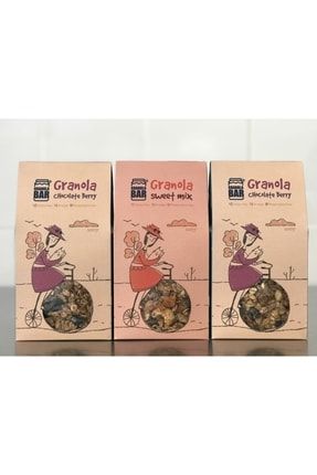 - Granola Chocolate Berry02-sweet Mix01 - Glutensiz 3*300 Gr- 900 gr