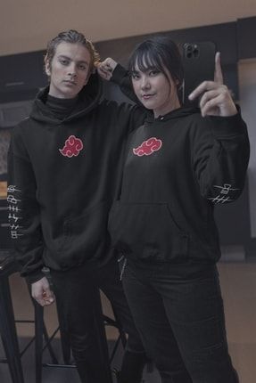 Genel Markalar Akatsuki Siyah Sweatshirt Sevgili Kombini Yap labilir Tek Urun Fiyat d r Fiyat Yorumlar Trendyol