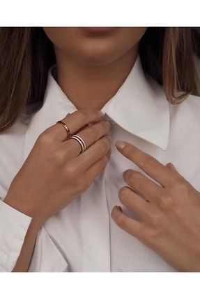 Daniel Wellington Classic Ring Satin White Rose Gold 52 L NO