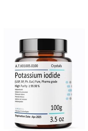 Potasyum Iyodür 100 gr | Potassium Iodide Pharma Grade