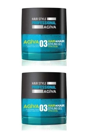 Hair Styling Gel 03 Extra Strong 700 Ml X2