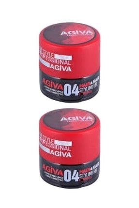 Hair Styling Gel 04 Red Power Strong 200 ml x 2